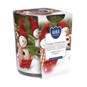 Aura vonná sviečka v skle Happy Christmas 100 g