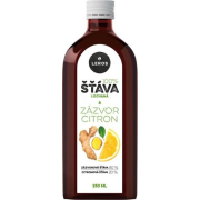 LEROS ŠŤAVA Zázvor & Citrón, 250ml