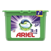 ARIEL Lavender 3v1, gélové kapsuly s vôňou Levanduľe 14ks = 14 praní