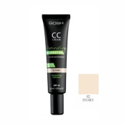 GOSH CC Cream, rozjasňujúci make-up odtieň 02 Ivory, 30 ml
