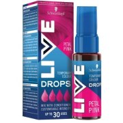 Live Drops farbiace kvapky na vlasy Ružový kvet 30 ml