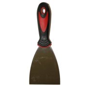 Špachtľa nerezová oceľ s gumenou rúčkou 100mm, 1ks