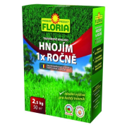 FLORIA Trávníkové hnojivo HNOJÍM 1X ROČNE 2,5 kg