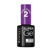 RIMMEL Super Gel Top Coat, vrchný gélový lak na nechty transparentný, 12ml