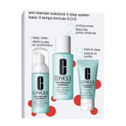 CLINIQUE ANTI-BLEMISH SOLUTION 3-STEP SYSTEM(W)SET CF50ml+TL100ml+CL30ml