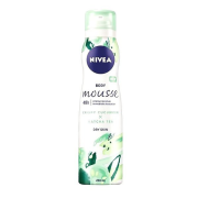 NIVEA Body Mousse Cucumber & Matcha, Osviežujúca telová pena s uhorkou a s vôňou čaju Matcha 200ml
