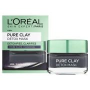 Loréal Pure Clay Detox Mask, maska na hĺbkové čistenie pleti a detox 50ml