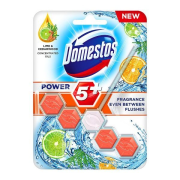 DOMESTOS WC Power 5 Lime & Cedarwood, tuhý blok 55g
