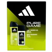 Adidas Pure Game deo natural sprej 75 ml + sprchový gél 250 ml SET (M)