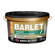 BARLET akrylát fasádna farba, 010 - biela 1kg