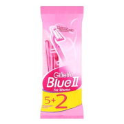 Gillette Blue 2 Regular Dámske jednorazové žiletky, balenie 5+2ks