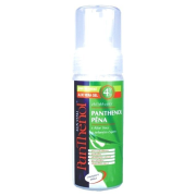 PANTHENOL Ukludňujúca pena po opaľovaní, s d-panthenolom 4%, Aloe vera a zeleným čajom, s chladivým