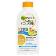 Garnier Ambre Solaire, ochranné mlieko na opaľovanie pre deti OF 30, 200ml