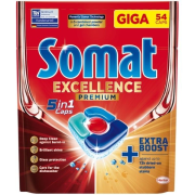 Somat Excellence Premium 5in1 kapsuly do umývačky riadu 54 ks