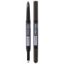 Maybelline ceruzka na obočie Express Brow Satin Duo - 04 Dark Brown, 1 ks