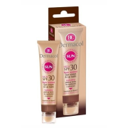 Dermacol Sun SPF 30, vodeodolný pleťový krém na opaľovanie s balzámom 30ml