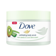 Dove Kiwi ošetrujúci telový peeling, 225ml
