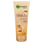 GARNIER Body Oil Beauty, Skrášľujúci telový peeling pre suchú pokožku 200ml