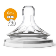 Philips AVENT cumlík Natural 2 rýchly prietok, 2 ks