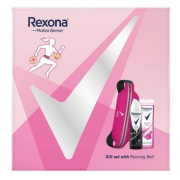 Rexona Invisible on Black & White, dámska kazeta s opaskom na behanie 1 ks