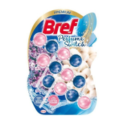 Bref Perfume Switch White Lavender Cotton Flower tuhý WC blok 3 x 50 g