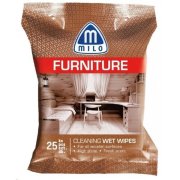 MILO Nábytok, čistiace vlhčené obrúsky 25 ks