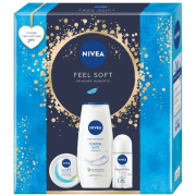 Nivea Feel Soft darčeková kazeta dámska 400 ml