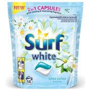 SURF Orchid & Jasmine White, pracie kapsuly na biele a stálofarebné prádlo 14ks