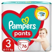 Pampers Pants S3, 6-11 kg, 76 ks