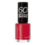 RIMMEL Super Shine 60 Seconds, lak na nehty 313 Fiesty Red, 8 ml