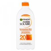 Garnier Ambre Solaire Opaľovacie mlieko, OF 20, 400 ml