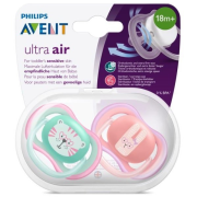 Philips AVENT Cumlík Ultra air 18m+ dievča/tiger 2 ks