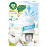 Air Wick Svieža bavlna elektrický osviežovač vzduchu strojček + náplň, 19 ml