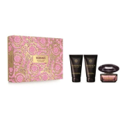 Versace Crystal Noir toaletná voda 50 ml + mlieko 50 ml + gél 50 ml