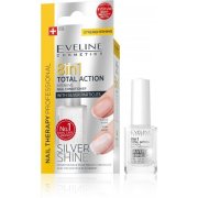 EVELINE EVELINE lak na nechty TOTAL ACTION 8v1 SILVER SHINE 12 ml
