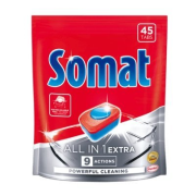 Somat tablety do umývačky riadu All in 1 Extra, 45 ks