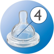 Philips Avent cumlík Klasik 4 otvory od 6 m, 2 ks