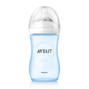 AVENT Natural, dojčenská plastová fľaša modrá (od 1+) 260ml