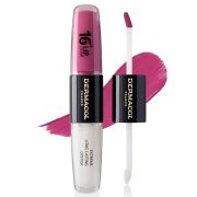 Dermacol 16H Lip Colour dlhotrvajúci rúž a lesk na pery č. 8, 2 x 4 ml