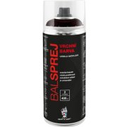 BALSPREJ vrchná univerzálna akrylová farba v spreji, RAL 8017 hnedá čokoládová, 400 ml