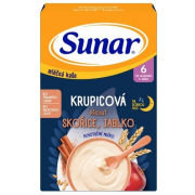 Sunar mliečna krupicová kaša na dobrú noc škorica, jablko 210 g