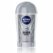 NIVEA for Men Silver Protect tuhý antiperspirant s antibakteriálnymi iónmi striebra 40ml
