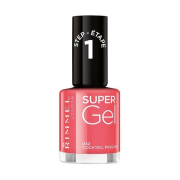 RIMMEL Super Gel, lak na nechty s 3D efektom 032 Cocktail Passion 12 ml