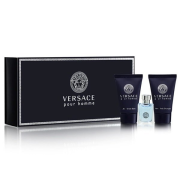 Versace Pour Homme, vlasový a telový šampón 25 ml + toaletná voda 5 ml + balzam po holení 25 ml