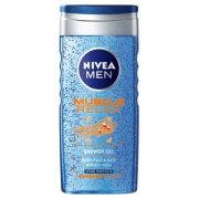 NIVEA for Men Muscle Relax, sprchový gél s masážnymi mikročiasticami 250ml