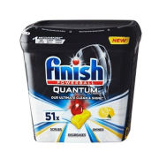 FINISH Powerball Quantum Ultimate Lemon Sparkle, kapsuly do umývačky riadu 51 ks