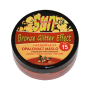 SUN VITAL Bronze Glitter Effect OF15, rozjasňujúce opaľovacie maslo s trblietavými mikročasticami