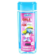 Sence Šmolkovia Smurfette sprchový gél a šampón 210 ml