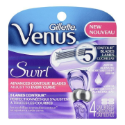 GILLETTE Venus Swirl, náhradné hlavice 4ks
