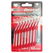 Rebi-Dental Medzizubné kefky 0,5 mm, 8 ks